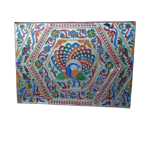 Шкатулка для украшений с зеркалом и съемным лотком (ручная работа), 25,5 × 18 × 8,5 см. ШД003 фото 3